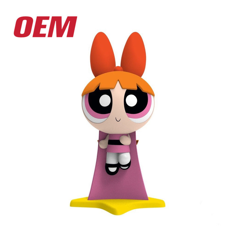 Ember Popcorn Kartun Plastik Buatan Cangkir Jerami Kustom Ember Penyimpanan Fungsi Mobil Kosong
