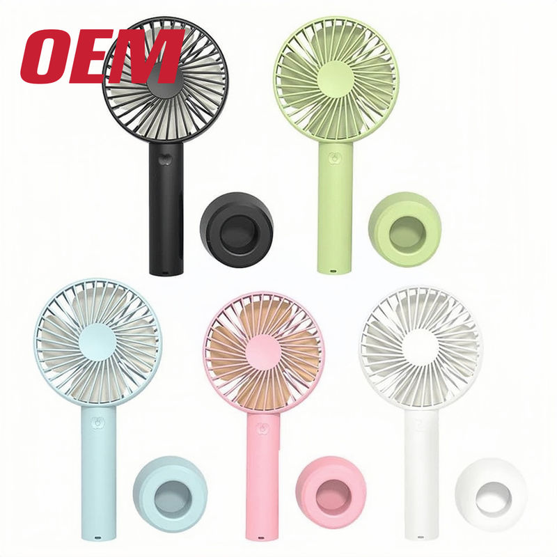 Customized USB Cartoon Fan OEM Musim Panas Portable Fan Made USB Mini Pendingin Fan Dengan Kotak Hadiah