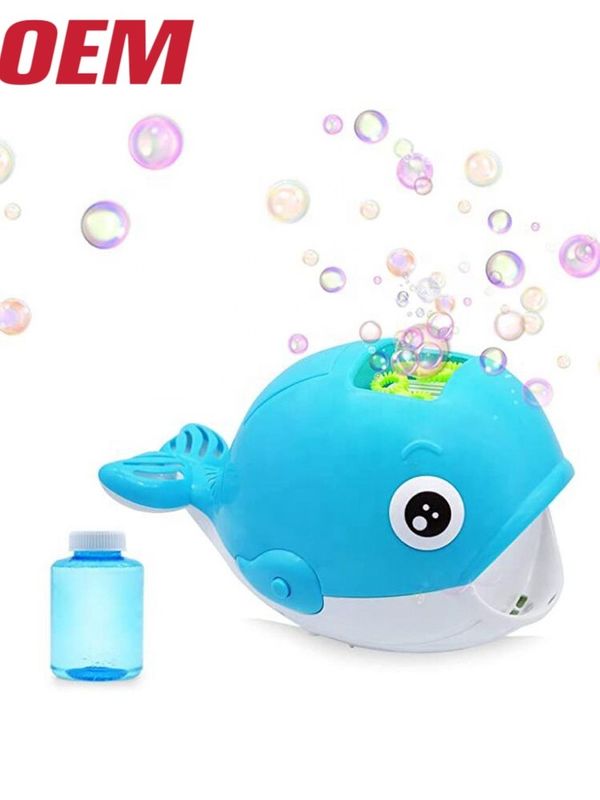 Nuby Bath Octopus Bubble Machine Made Automatic Bubble Maker With 2 Solutions OEM Bubble Blower Untuk Anak-anak