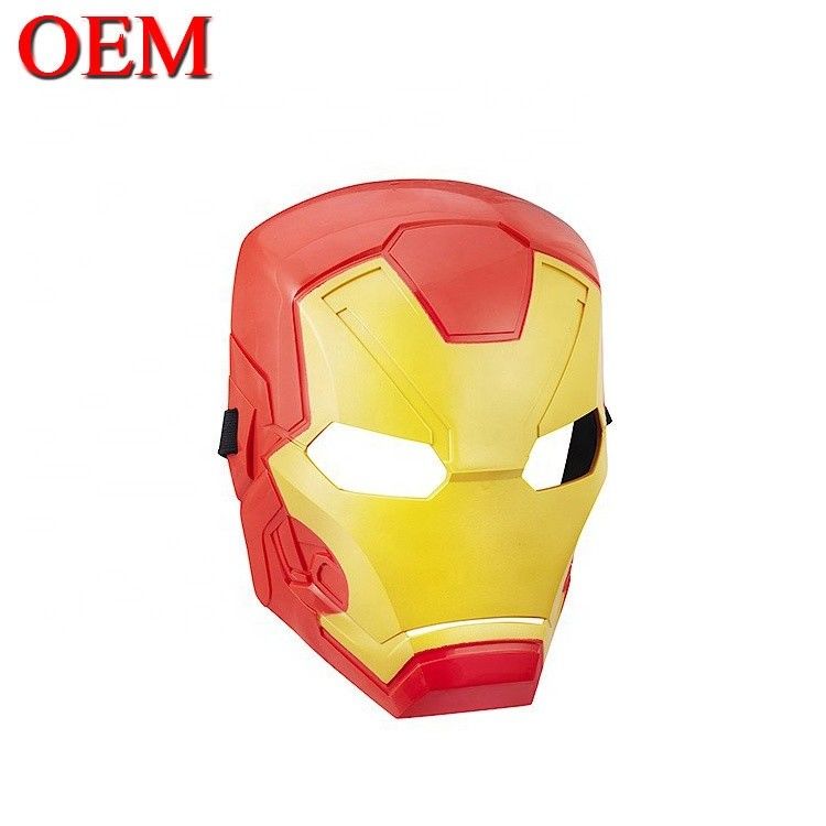 Custom Halloween Masker PVC Superhero Spider Iron Hero Hulk Captain America Masker Kostum Cosplay Topeng Wajah