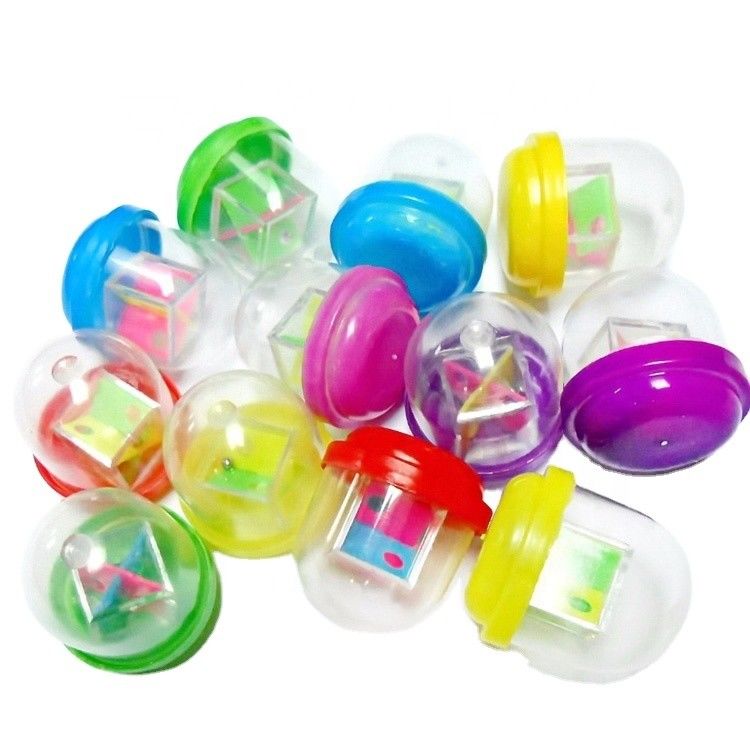 Desain Custom Kapsul Mainan Bulk Plastik Mainan Kapsul pabrik OEM kecil membuat mainan PVC