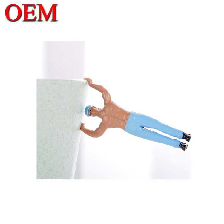 Produsen figur Custom Wine Glass Charms Top Sell Dekorasi mainan figur plastik