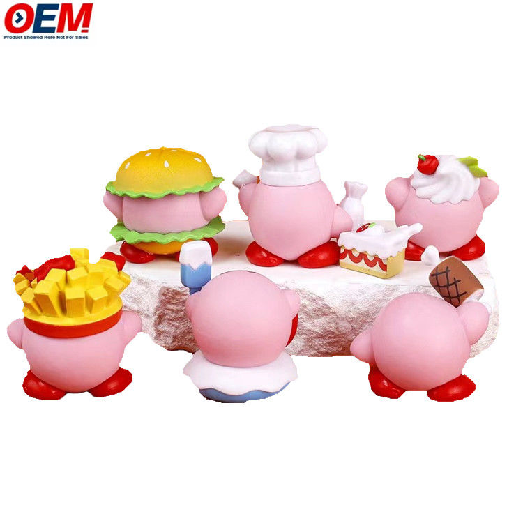 Permainan Silikon Plastik Customized OEM 3D Soft Squishy tokoh karakter Toys Pabrik produsen mainan