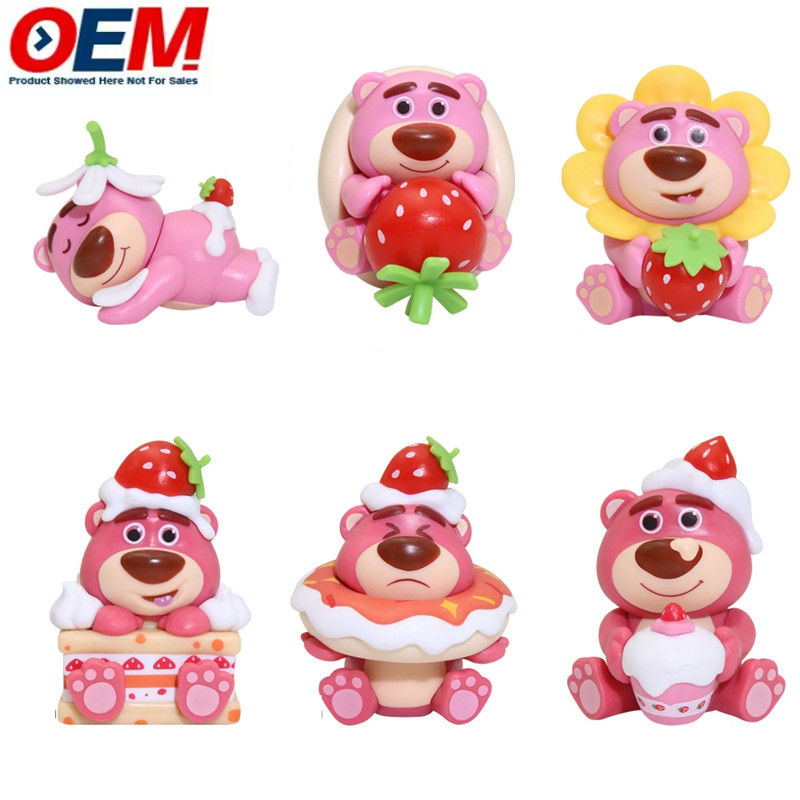 Permainan Silikon Plastik Customized OEM 3D Soft Squishy tokoh karakter Toys Pabrik produsen mainan