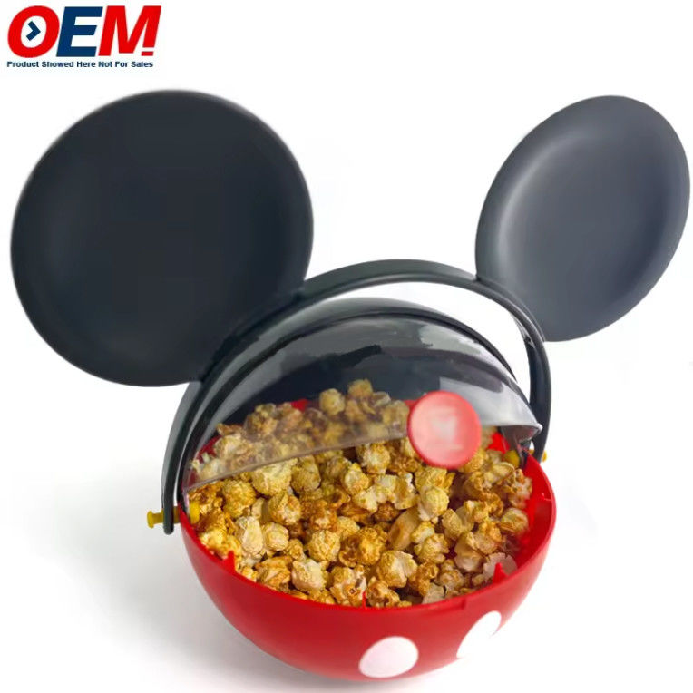 Custom Plastic Popcorn Pop Corn Bucket Movie Cinema Cartoon Character Theater Snack Cup Holder Popcorn Container Bucket
