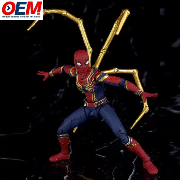Custom Spider Man Plastic Action Figure Spider Man Model Koleksi 15 Cm Spider Man Model Figure