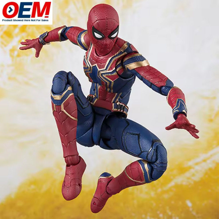Custom Spider Man Plastic Action Figure Spider Man Model Koleksi 15 Cm Spider Man Model Figure
