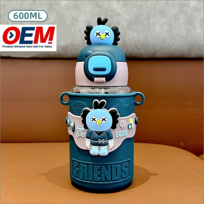 Botol air bebas BPA untuk anak-anak ukuran khusus dan aman plastik non toksik sempurna untuk anak-anak