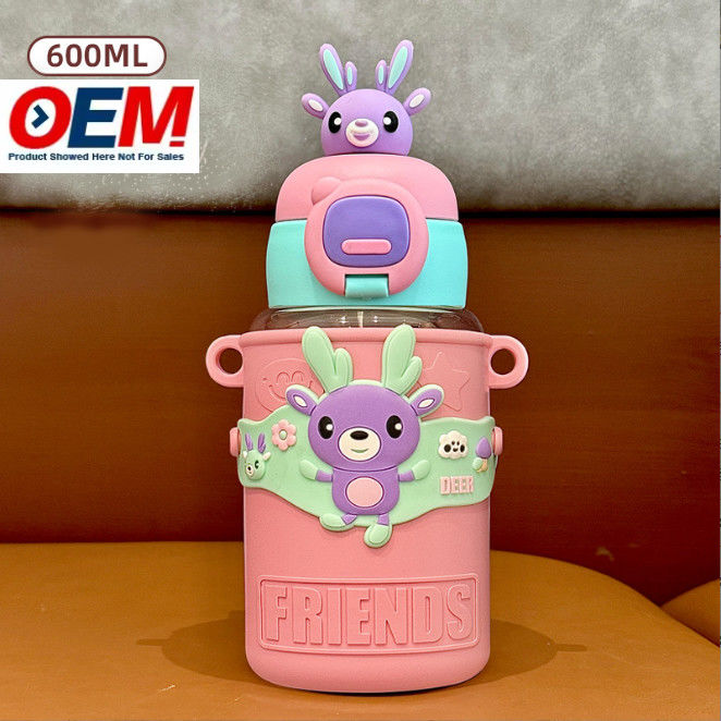 Botol air bebas BPA untuk anak-anak ukuran khusus dan aman plastik non toksik sempurna untuk anak-anak