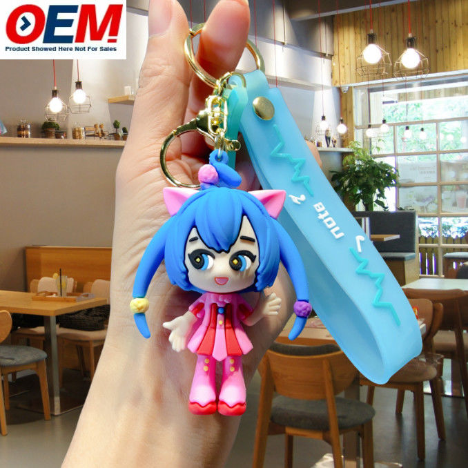 Custom Kualitas Tinggi Keamanan Keychain Boneka Gantung Perhiasan Banyak Kategori Untuk Anda Sesuai