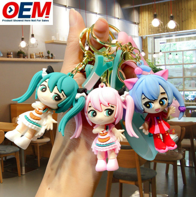 Custom Kualitas Tinggi Keamanan Keychain Boneka Gantung Perhiasan Banyak Kategori Untuk Anda Sesuai