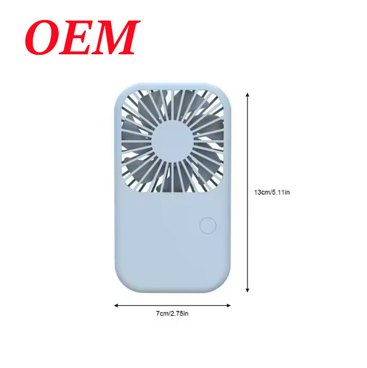 Mini Portable Rechargeable Pocket Fan Electric Handheld Air Cooling Fan Untuk Penggunaan Kantor Luar Ruang