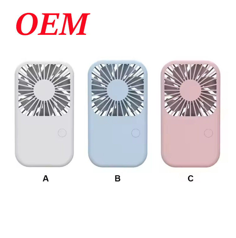 Mini Portable Rechargeable Pocket Fan Electric Handheld Air Cooling Fan Untuk Penggunaan Kantor Luar Ruang