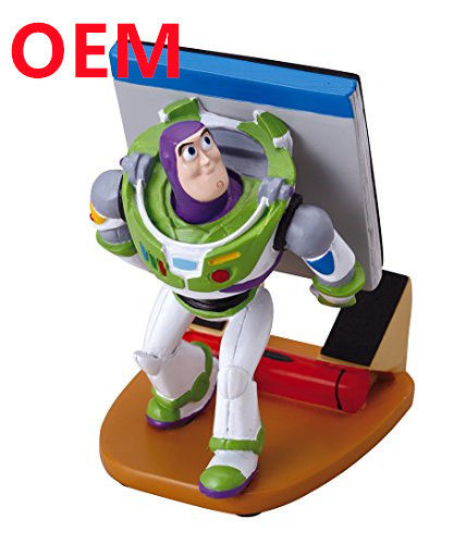 Custom PVC Action Figure Desk Phone Holder Made 18cm High Cute Cartoon Animal Portable Phone Holder Cartoon Phone Stand