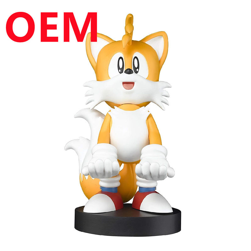 Custom PVC Action Figure Desk Phone Holder Made 18cm High Cute Cartoon Animal Portable Phone Holder Cartoon Phone Stand