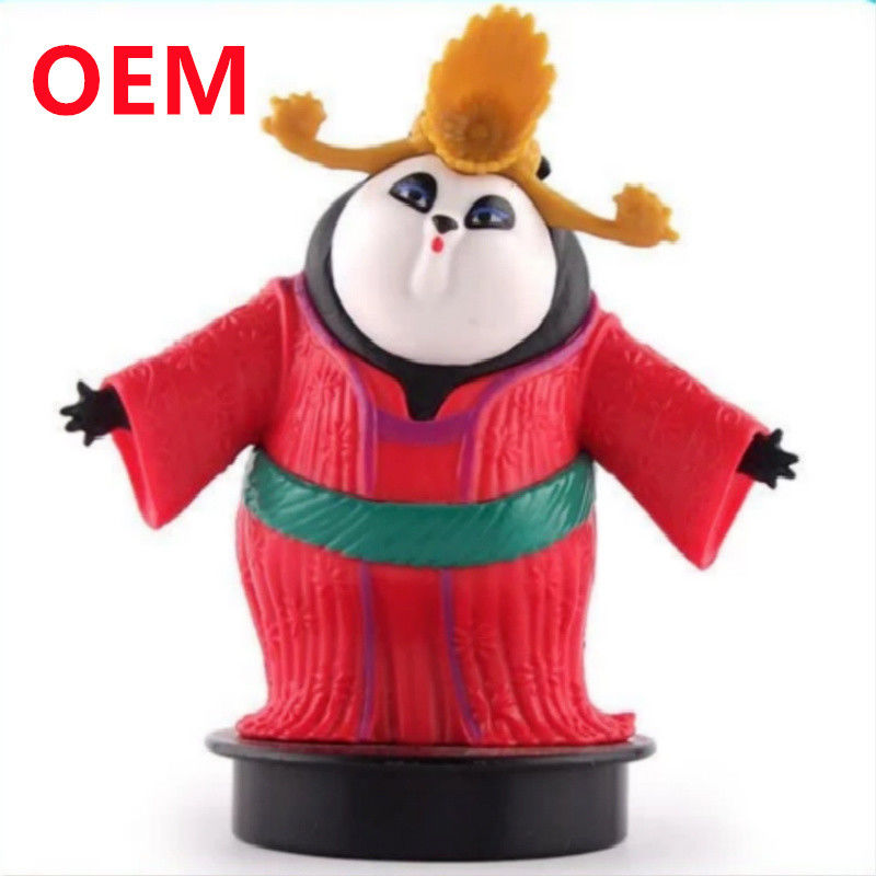 Customized Putih Warna Injeksi Plastik Bagian OEM ABS Bahan Aksesoris Dibuat 5cm Tinggi Tokoh Mainan