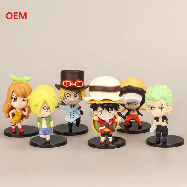 Cartoon Model Aksi Tokoh Anime Tokoh Mainan Untuk Dekorasi Dalam Warna Disesuaikan