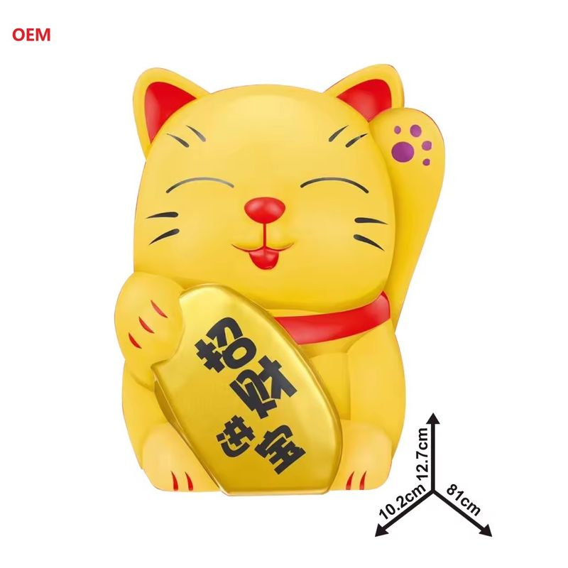 OEM Diterima Lucky Cat Coin Bank Money Box untuk Anak-anak Catatan Warna Disesuaikan Hanya OEM