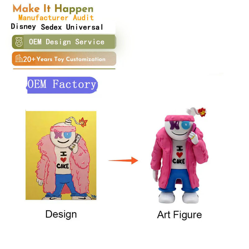 30-40 Hari Waktu Cetakan Mainan Plastik Custom / Mainan PVC Unisex Jenis Kelamin Film TV Tema