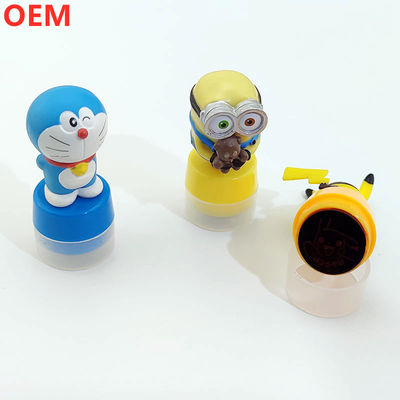 OEM Factory Custom 3d Tokoh Stamp Toys Untuk Anak-anak Kartun Tokoh Stamp Toys Personalisasi