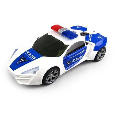 OEM 360 Rotasi Mobil Polisi Listrik Kendaraan Musik LED Anak-anak Mainan Pendidikan