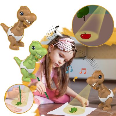 Proyektor Slide Kartun Custom Lampu senter LED Proyeksi Lampu obor mainan anak-anak
