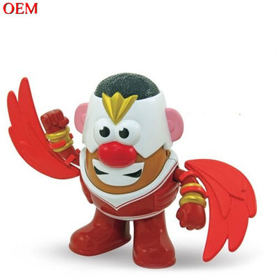 Manufaktur mainan desain mainan khusus OEM PVC Film Karakter Potato Head 3D Toy custom action figure