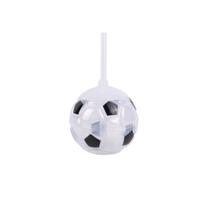 Custom Plastik Bola Bentuk Piala Dengan Jerami Cute Susu Teh Cup