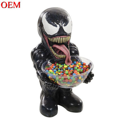 Produsen OEM Custom Venom Lethal Protector Candy Bowl Holder Gambar kartun