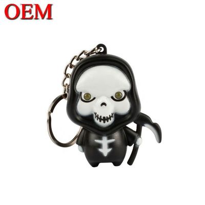 OEM Logo Soft PVC 3D Keychain Custom Keychain Hewan Tokoh desain sendiri Keychain