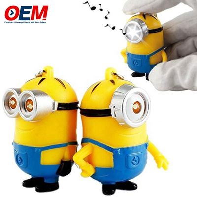 Keychain Plastik Figurine Toys Keychain senter
