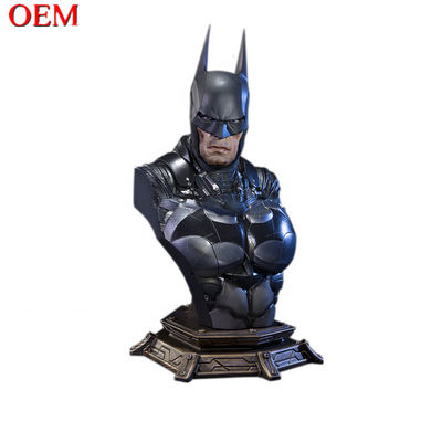 Custom Toy Manufacturer custom 3D Bat-Man Toy Money Box Figures oem patung plastik