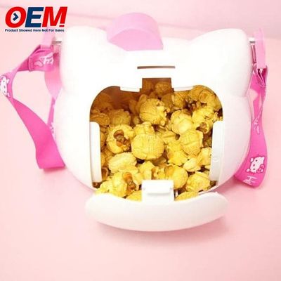 Custom Plastic Popcorn Bucket Popcorn Container Cup Bucket Desain 3D Animasi Figur
