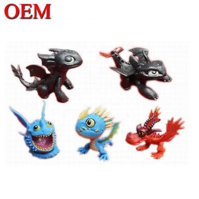 CUSTOM Plastik Makhluk Mitos Mainan Tokoh Hewan Naga Model 3D Tokoh Plastik