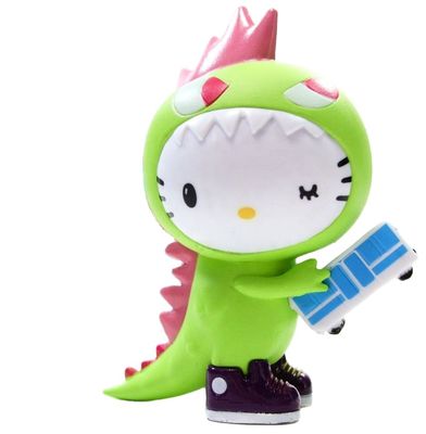 Custom OEM Made PVC Cute Mini Plastik Kartun Kitty Toy OEM Produsen