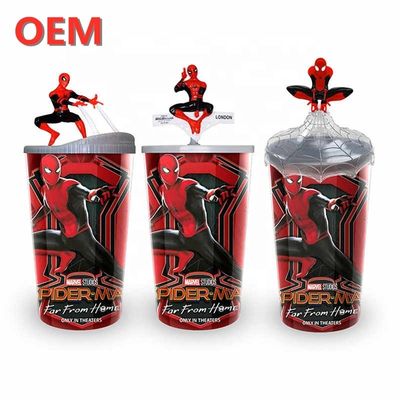 OEM Disesuaikan DC Straw Cup Kartun Minum Cup Keychain Aksesoris
