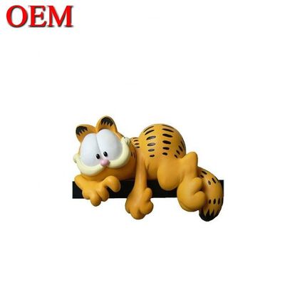 Produsen OEM Plastic Lazy Cat Toy Figure Custom PVC 3D Anime Injeksi Seni Vinyl Toys