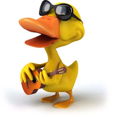 3D New Design Plastik Kartun Figur aksi Hewan Mainan dengan Bebek Bebek Penguin