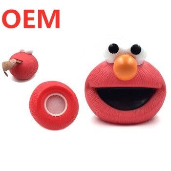 OEM Kerajinan Plastik Sesame Street Kartun Piggy Bank Anime Money Pot Figur