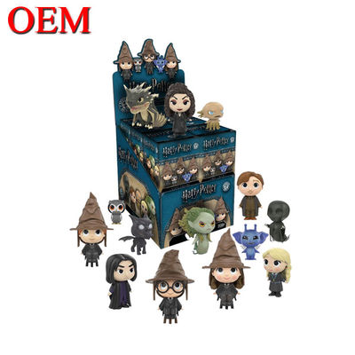 Custom Collectible Potter Mini Figures Blind Box Toys desain khusus patung plastik