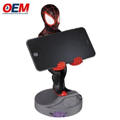 Spidman Mobile Phone Holder Made Desk Office Home Desktop Toy OEM PVC Phone Holder Figur