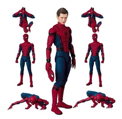 Custom Kualitas tinggi 15cm Spider Man Toys Tom Holland PVC Action Figure Spiderman Koleksi mainan dengan kotak