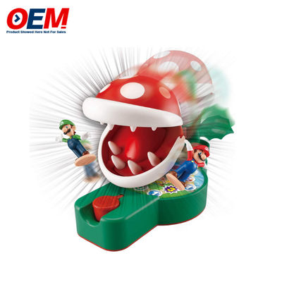 Permainan Gigi Super Mario Piranha Plant Escape dibuat Tabletop Action Game untuk Usia 4+ dengan 2 koleksi Super Mario Action Figures