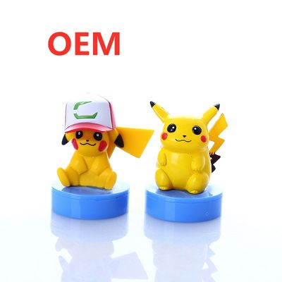 OEM Custom Made Mini Stamper Toy Pikachu Gambar Stamper Self-tinta Stamp Plastik Mini Stamper