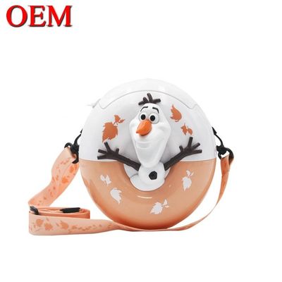 Produsen mainan khusus Cute Plastic 3D Disney Figure Toy Popcorn Bucket Untuk Natal