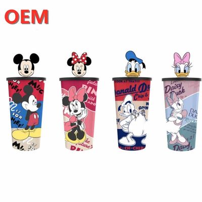 OEM Customized Straw Cup Kartun Minum Cup FAMA Pabrik