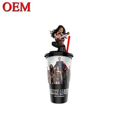 Custom Plastic Cup 3D Mug Summer Ice Water Cup Frosty Gel Double Wall Freezer Gel Cup