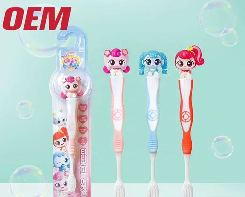 Customized Toothbrush Holder Karakter Mainan Tokoh OEM Dibuat Kartun Cute Teeth Cup