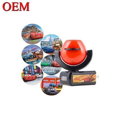 Custom Cute Projectables Cartoon Toy LED Night Light Dengan Proyektor