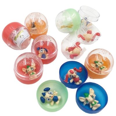 Desain Custom Kapsul Mainan Bulk Plastik Mainan Kapsul pabrik OEM kecil membuat mainan PVC